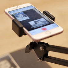 Load image into Gallery viewer, Photomyne Long Flexible Phone Mount with Clamp Photo Album Scanning - Black
